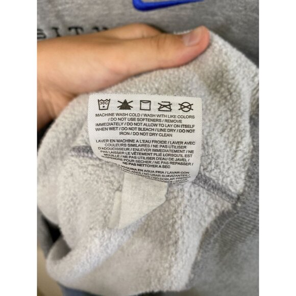 Nike University Of Dubuque Spartans Gray Pullover Hoodie Large Sweatshirt - Picture 5 of 7